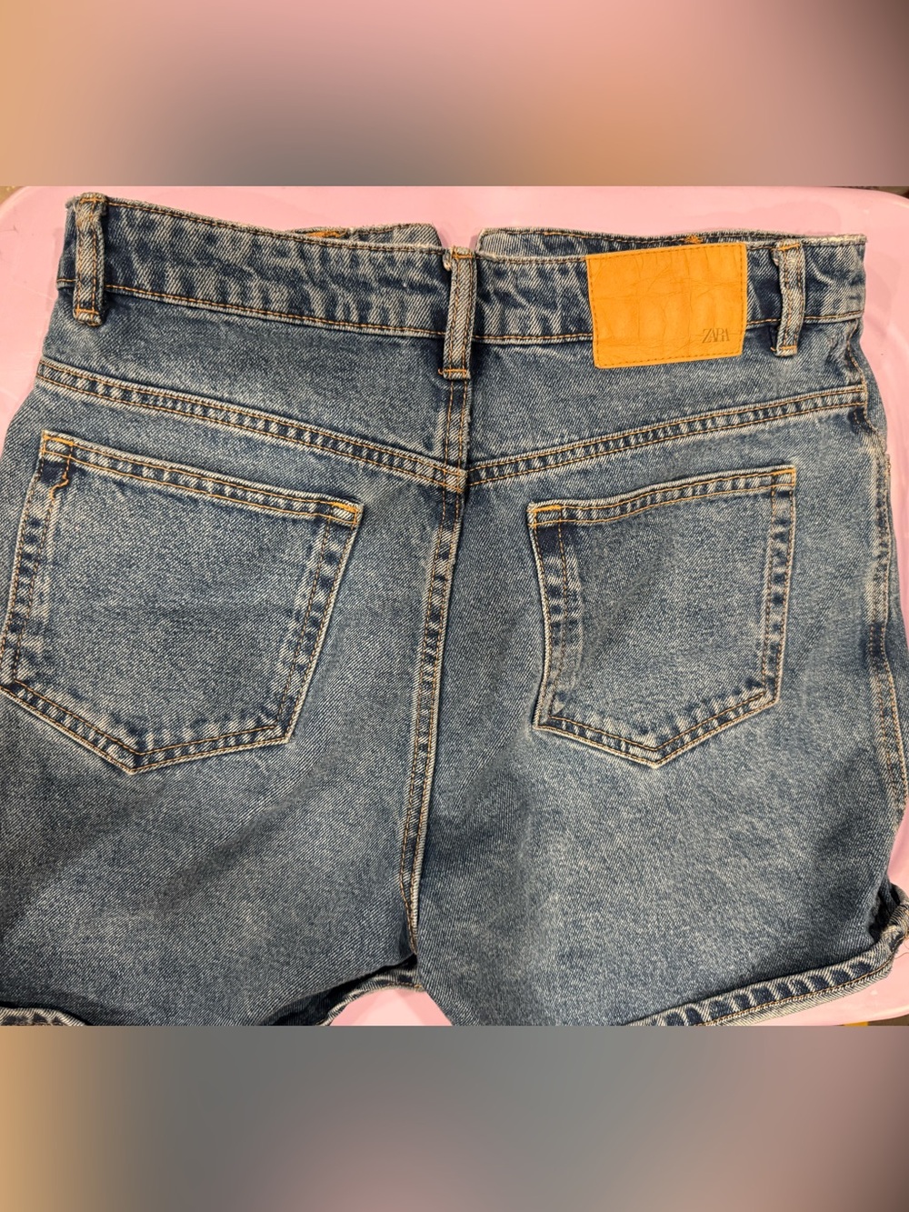 Zara Men's Medium Blue Relaxed Denim Jeans